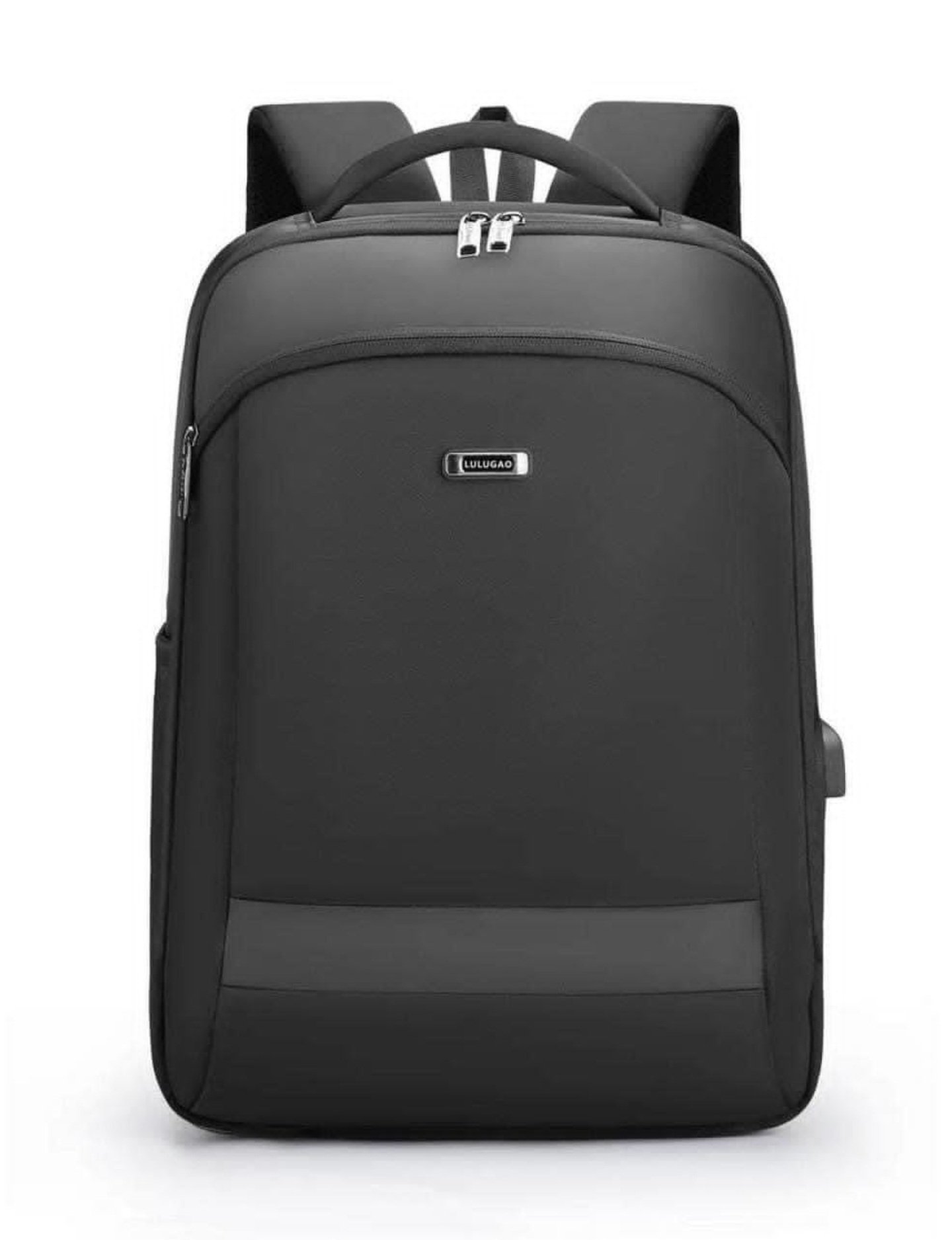 18″ inch Executive business backpack with multiple compartments padded with USB cable